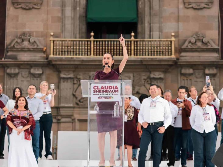 Con 60.7 % de los votos, Claudia Sheinbaum sería la primera presidenta de México
