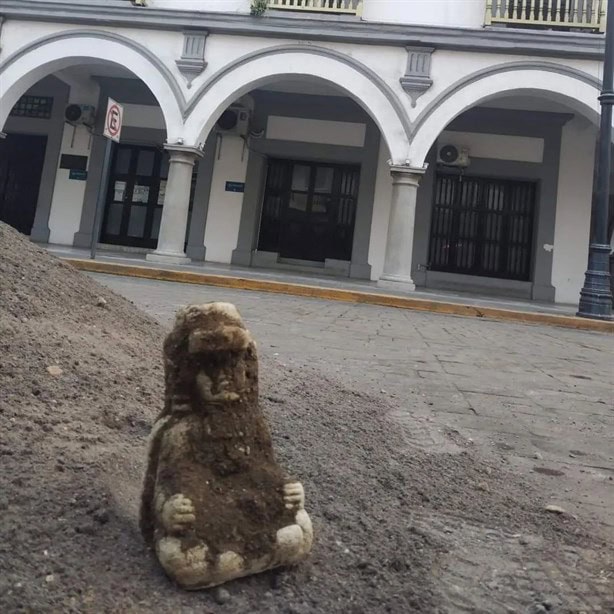 ¿Encontraron restos prehispánicos en el centro de Veracruz? INAH responde