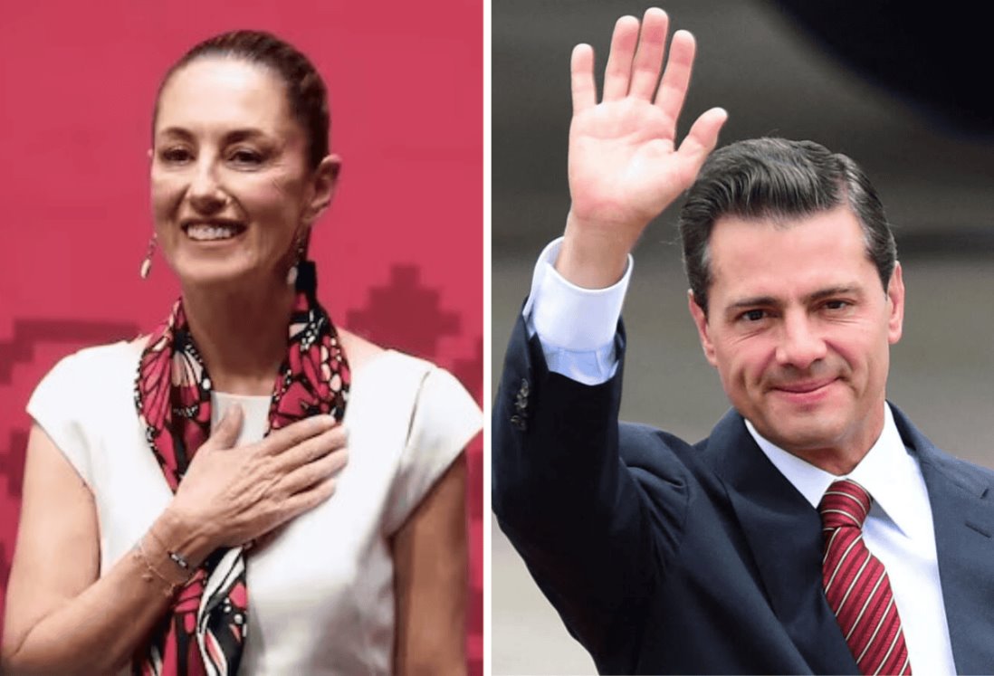 Peña Nieto felicita a Claudia Sheinbaum por su triunfo en las elecciones