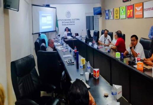 Inició cómputo en el Distrito 04 del INE en Boca del Río 
