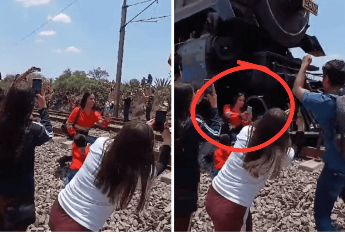 Mujer pierde la vida por intentar tomarse selfie con la locomotora La Emperatriz