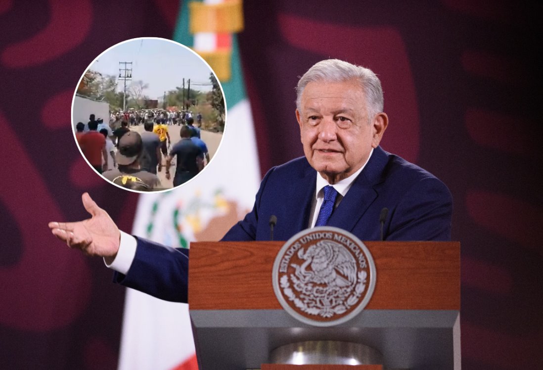 AMLO: Tirar piedras no ayuda a la CNTE para lograr sus demandas