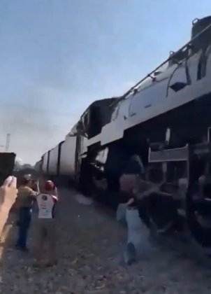 Incidentes de la locomotora La Emperatriz que fueron captados en video
