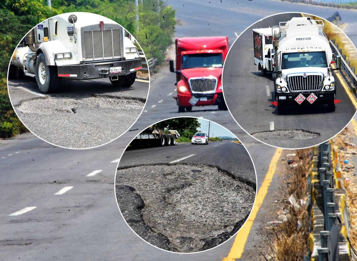 Coatzacoalcos-Villahermosa, la carretera de los 180 cráteres ¿estará lista para el Corredor Interoceánico?