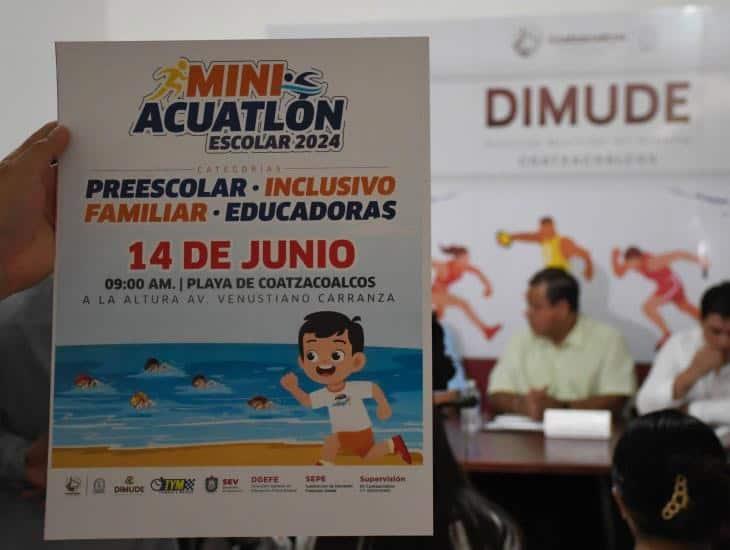 Mini Acuatlón Escolar 2024 en Coatzacoalcos: ¿qué es y cuándo se realizará?