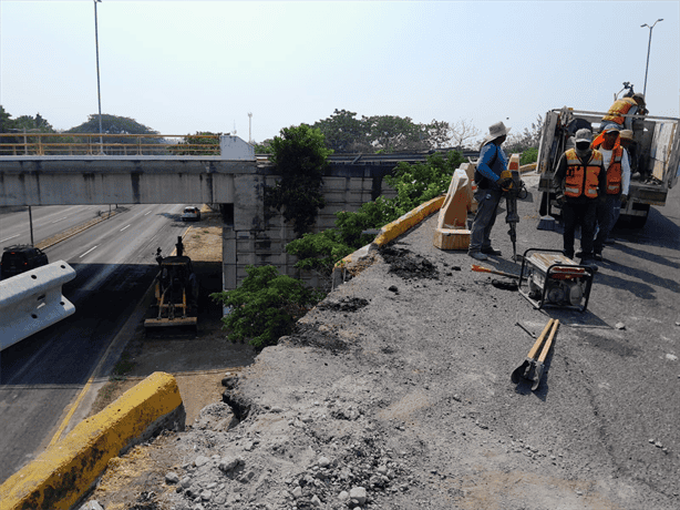 Inician trabajos de reparación en puente JB Lobos para evitar más accidentes mortales
