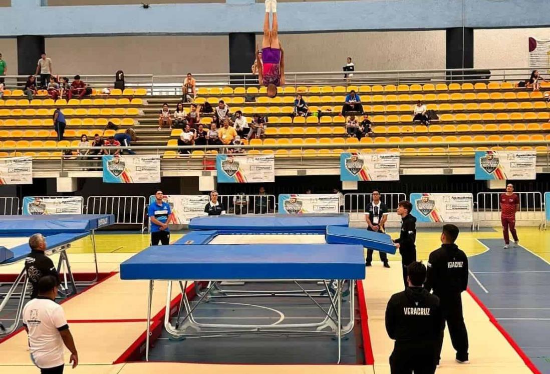 Entra en acción la gimnasia de trampolín en los JN