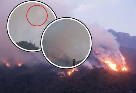 ¿Ovnis en incendios de Orizaba?; captan supuestos objetos voladores (+Video) 
