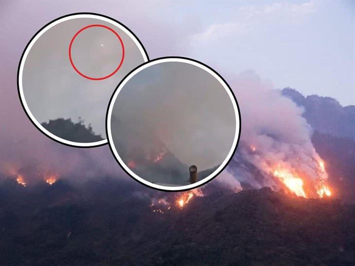 ¿Ovnis en incendios de Orizaba?; captan supuestos objetos voladores (+Video) 