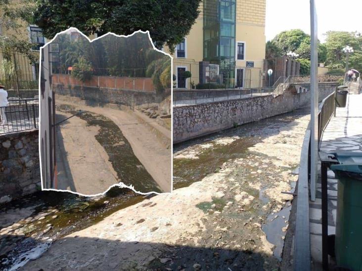 ¿Qué le pasó al río Orizaba? Bajo nivel preocupa a ciudadanos (+Video)