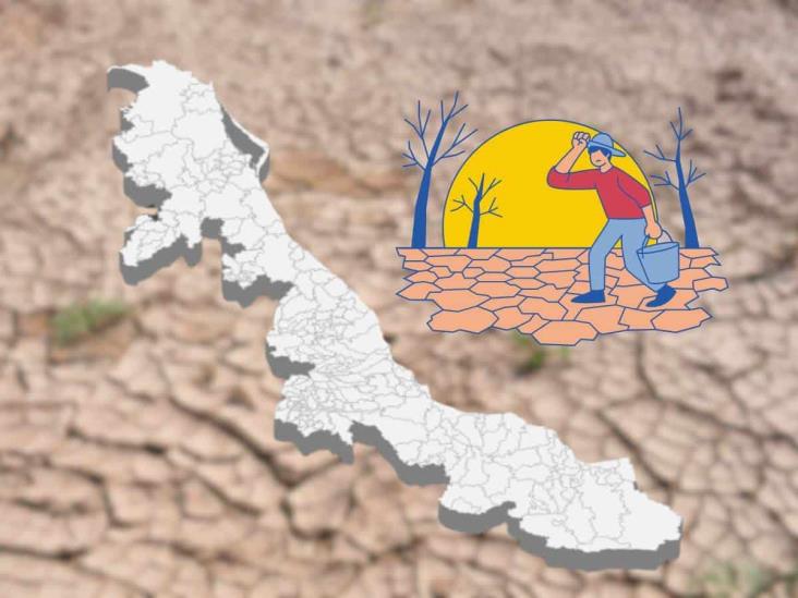 Veracruz, a un paso de presentar sequía en todos sus municipios; estos son los más afectados