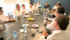 Nahle se reúne con empresarios del Consejo Coordinador Empresarial de todo Veracruz