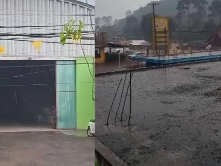 Veracruz, con ligeras lluvias y granizo cerca de Xalapa