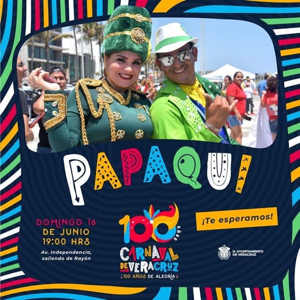 Papaqui del Carnaval de Veracruz 2024: ruta, fecha y hora