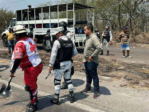 Familia sufre fuerte accidente en libramiento Santa Fe-Paso del Toro, en Veracruz