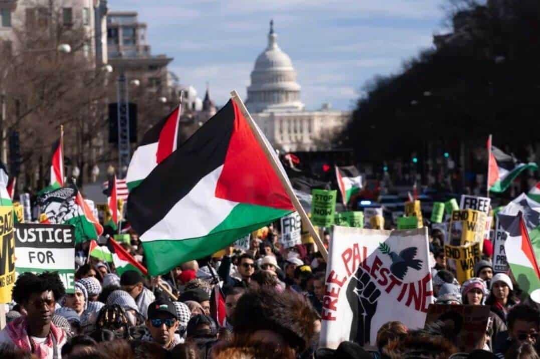 Activistas se manifiestan frente a la Casa Blanca, en Estados Unidos | VIDEO