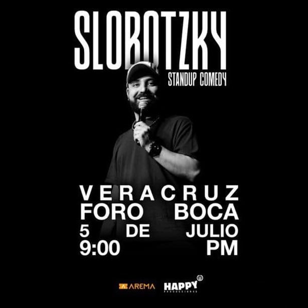 Slobotzky llega a Veracruz con show de Stand Up Comedy