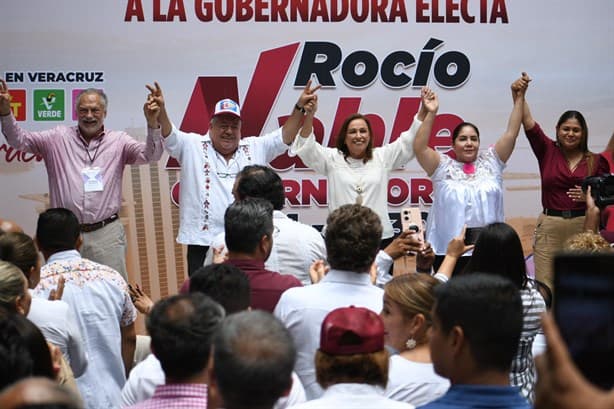 Rocío Nahle ofrece respeto a oposición en Veracruz; pide a Cuitláhuac agilizar entrega-recepción