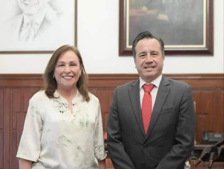 Rocío Nahle se reúne con el gobernador Cuitlahuac García
