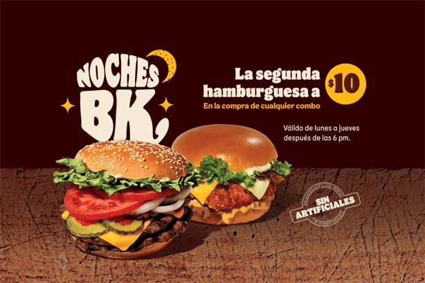 ¡Burger King vende hamburguesas a 10 pesos! Te decimos cómo ir por la tuya