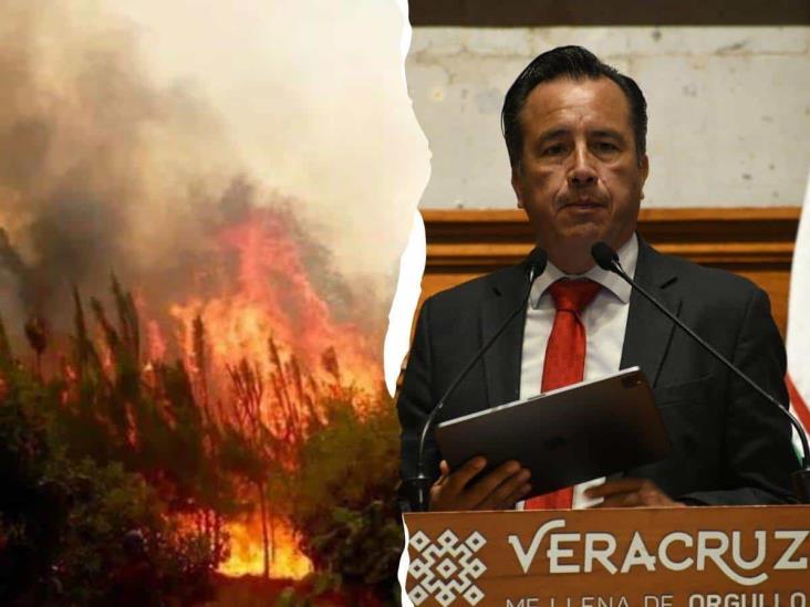 Incendios en Veracruz, para ´afectar al gobierno´; ya hay denuncias: gobernador