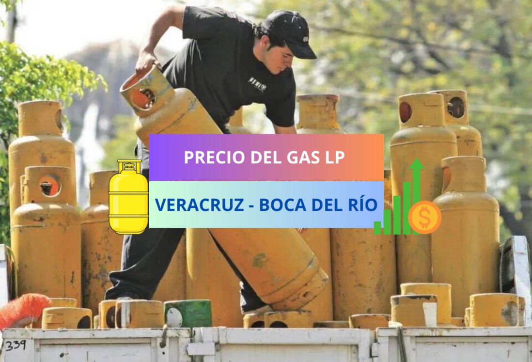 Este es el precio del gas LP en Veracruz y Boca del Río del 10 al 15 de junio