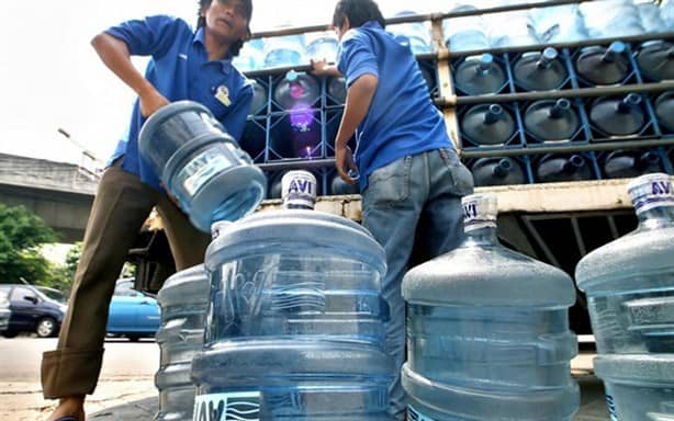 Escasez de garrafones de agua: Veracruz entre los estados con desabasto y aumento de precio