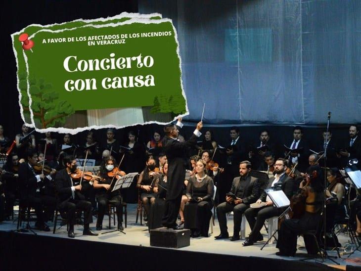 Orquesta Filarmónica de Xalapa invita a concierto con causa por incendios en Veracruz