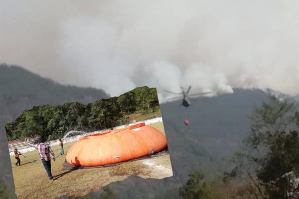 Lluvia ayuda a sofocar incendio en Tequila