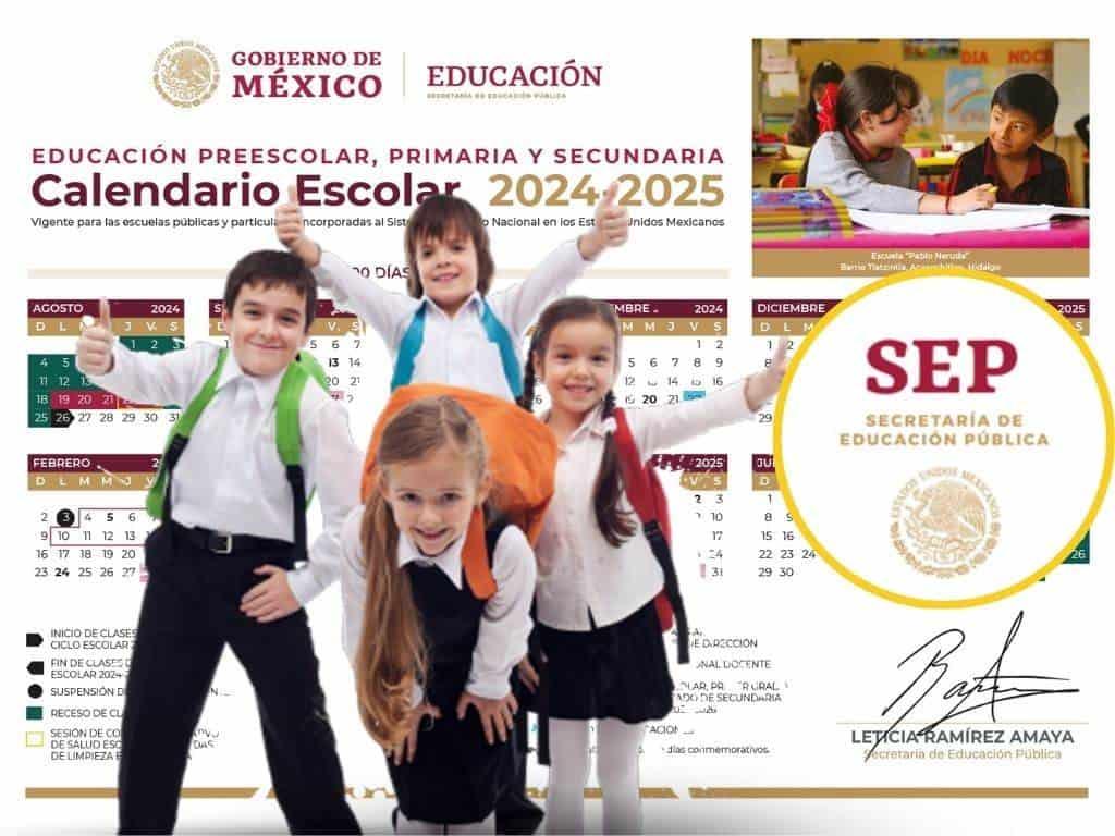 SEP anuncia el nuevo calendario escolar 2024-2025; ¿Cuándo inicia y cuándo termina?