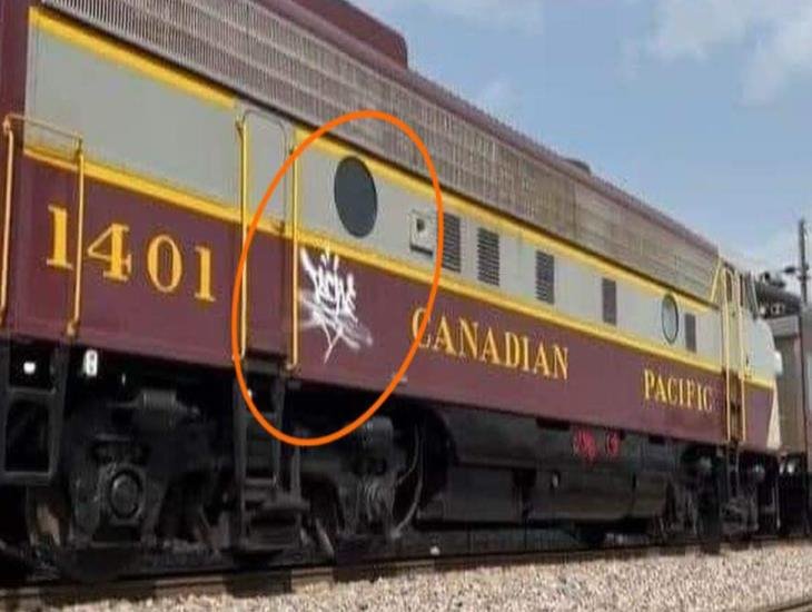 ¿Grafitearon locomotora La Emperatriz en su paso por México? Esto dijo Salinas Pliego