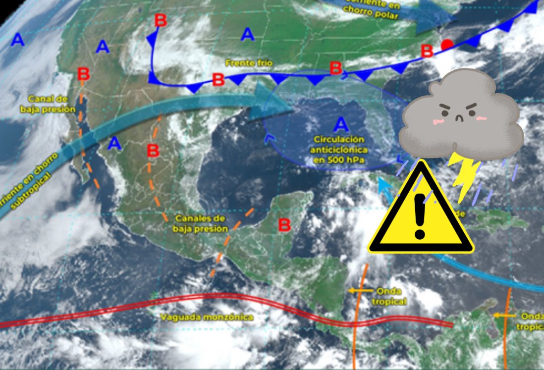 Veracruz tendrá lluvias muy fuertes a partir de esta fecha, según el SMN
