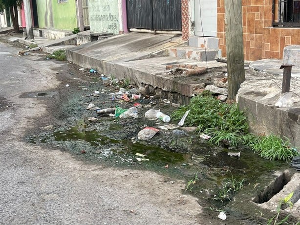 Alertan por fuga de aguas negras en la colonia Estatuto Jurídico