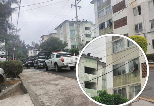 Incendio al interior de departamento en unidad habitacional Jardines de Xalapa
