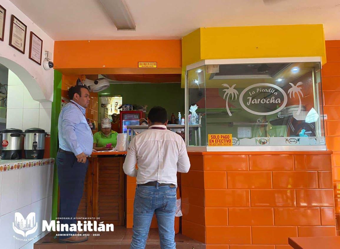 Aclaran suspensión de actividades del negocio La Picadita Jarocha en Minatitlán