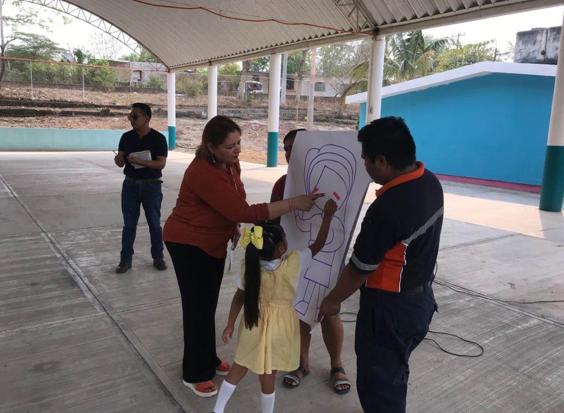 Direcciones de gobierno de Texistepec realizan talleres sobre prevención y primeros auxilios en escuelas  
