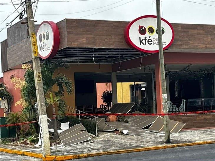 Se registra explosión e incendio en cafetería de Córdoba; ¿qué pasó?