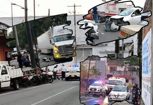 ¡3x1 de accidentes en Orizaba! En todos hay motociclistas