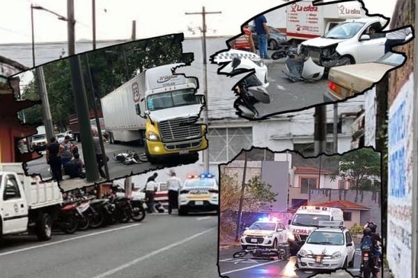 ¡3x1 de accidentes en Orizaba! En todos hay motociclistas