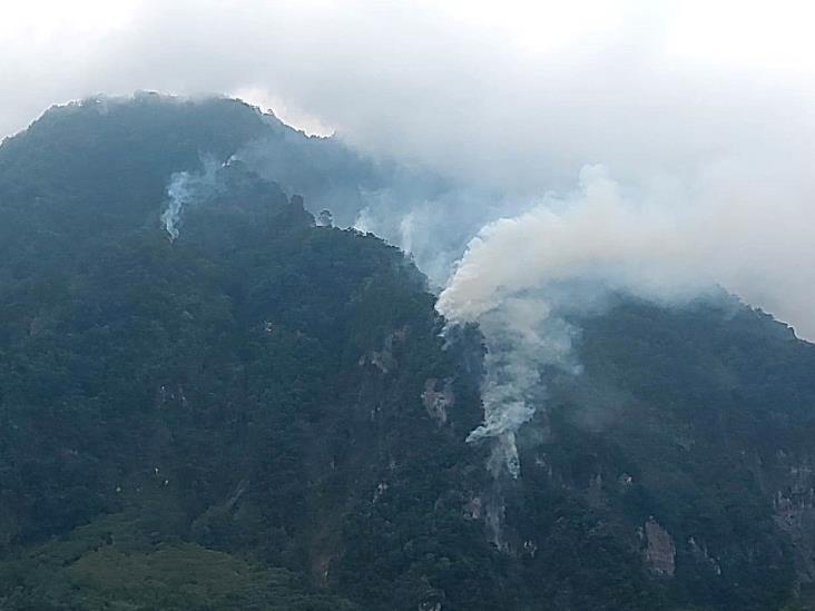 Incendio forestal amenaza la sierra de Chiconquiaco y Misantla