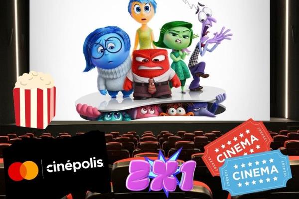 Este es el código para ver Intensamente 2 al 2x1 en Cinépolis
