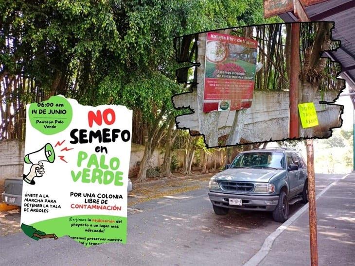 Vecinos de Palo Verde se oponen a Semefo, convocan a marcha pacífica