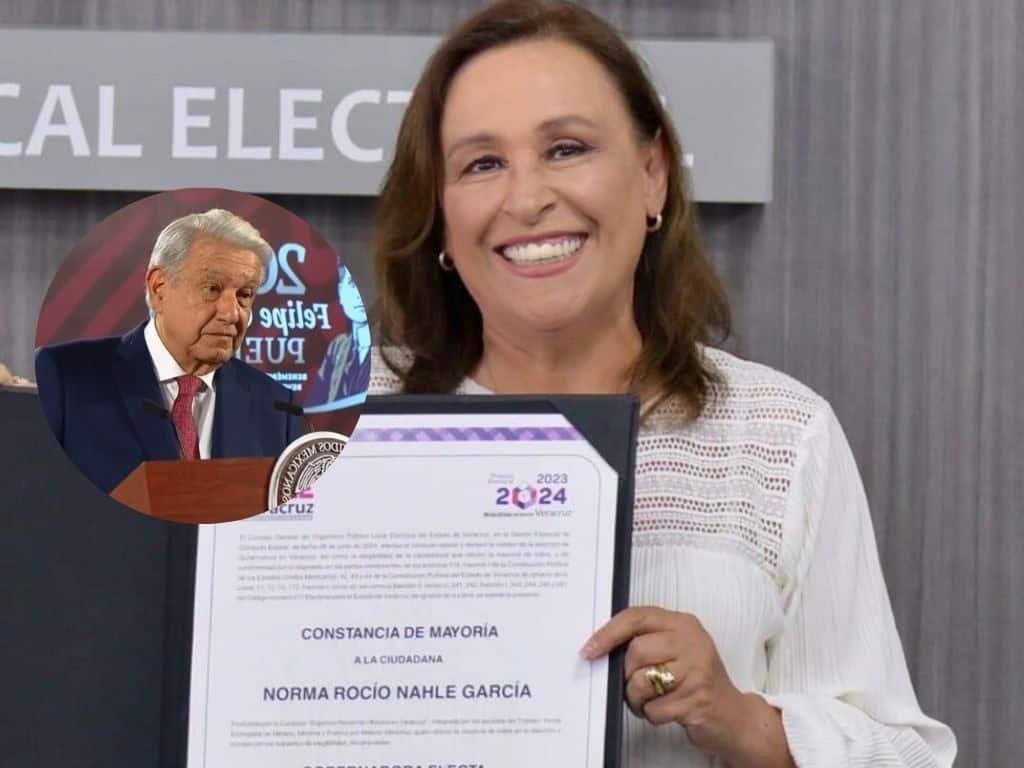 Veracruz no se dejó chorear; AMLO felicita a Rocío Nahle y veracruzanos por triunfo en elecciones | VIDEO