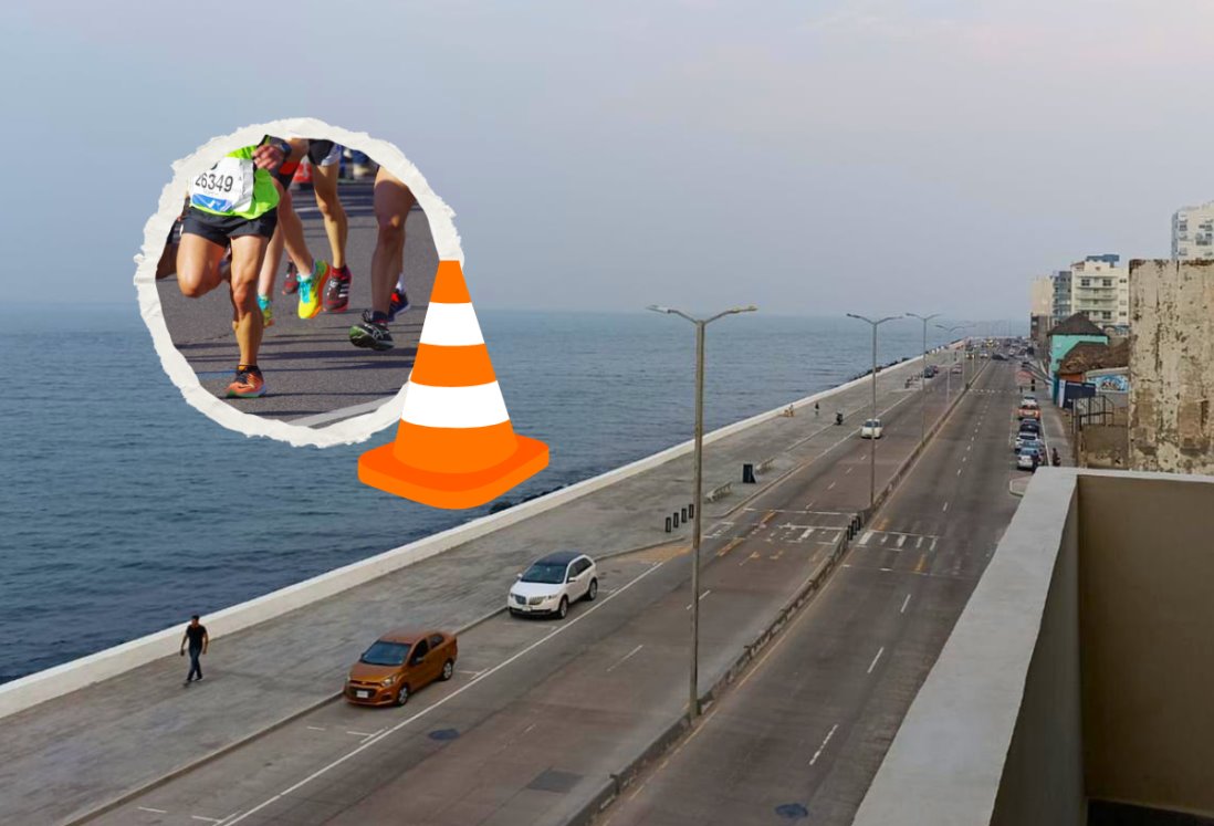 Habrá cierres viales en Veracruz y Boca del Río por maratón este 16 de junio