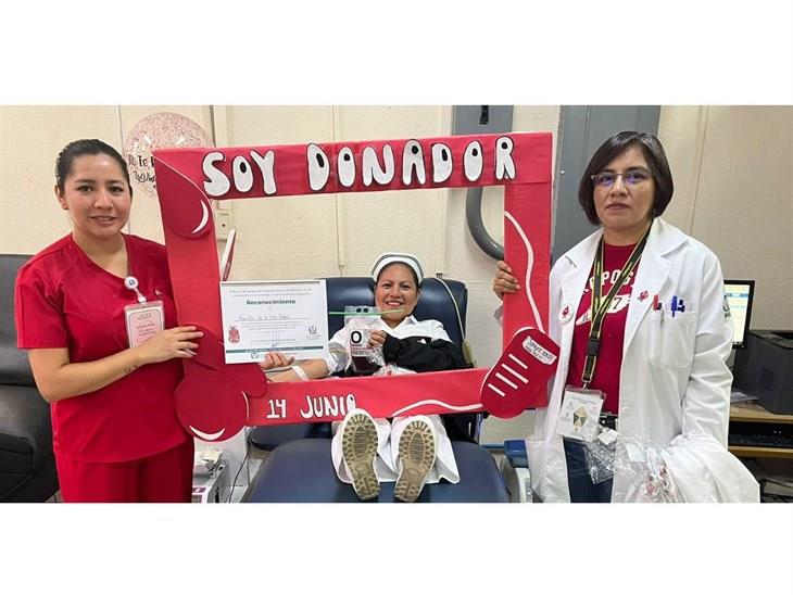 IMSS Veracruz Norte invita a donación altruista de sangre