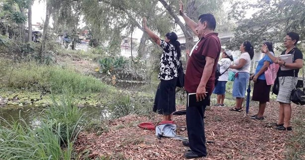 Católicos y evangélicos se unen en oración ante muerte de río en norte de Veracruz por sequía