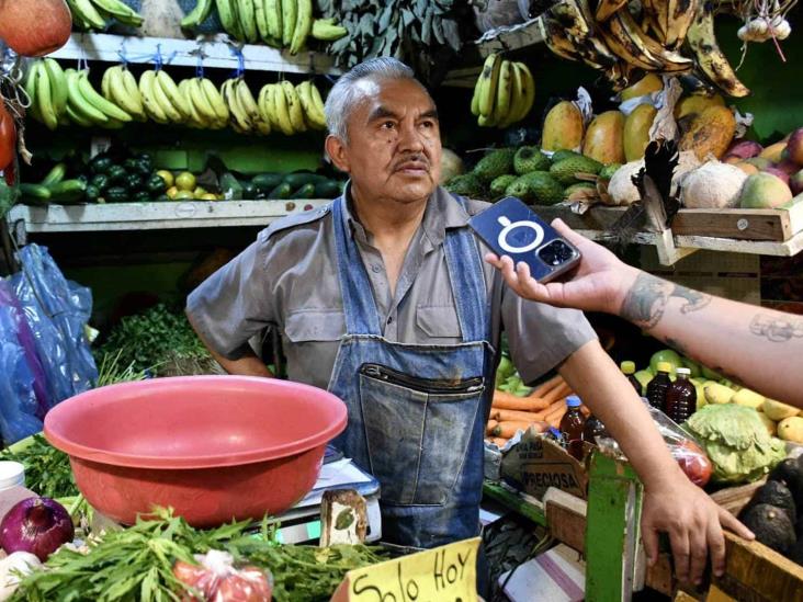 ¿Qué causó el aumento en precio de frutas, verduras y tortillas en Veracruz y el país?