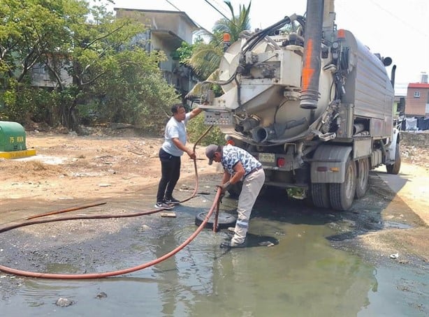 CMAS Coatzacoalcos: así benefició el camión vactor a estas colonias de la ciudad