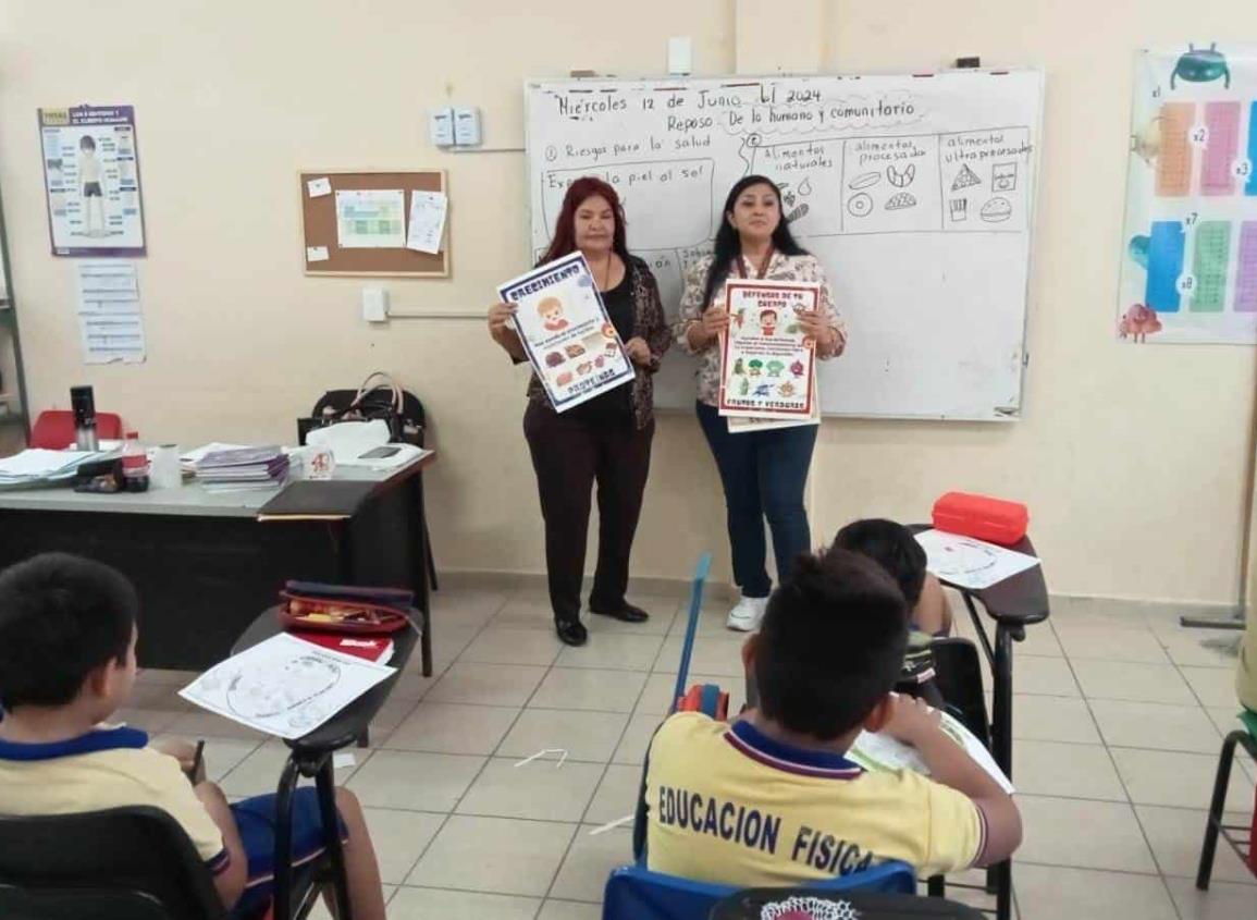 Recorre ‘Alimentación Saludable’ escuelas de Coatzacoalcos