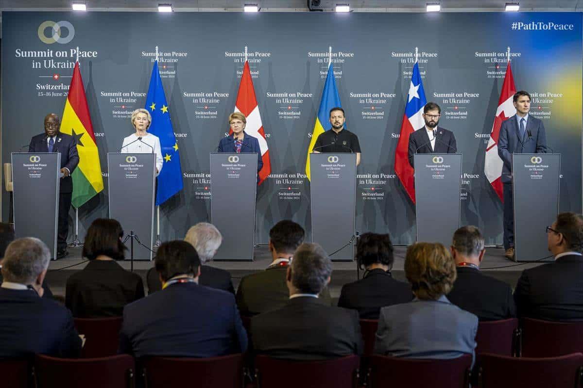 México no firma declaración final de la Cumbre de Paz para Ucrania; SRE pide incluir a Rusia